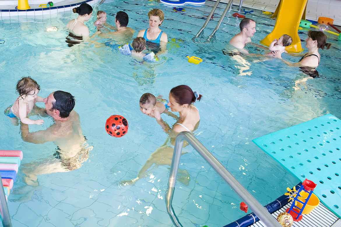 Jardin aquatique piscine : pour habituer vos enfants à l'eau